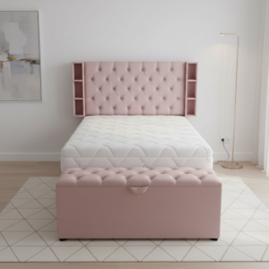 CAMA MARIPOSA/ RECUADRO/CAJITA 2 PLAZAS C/BAUL