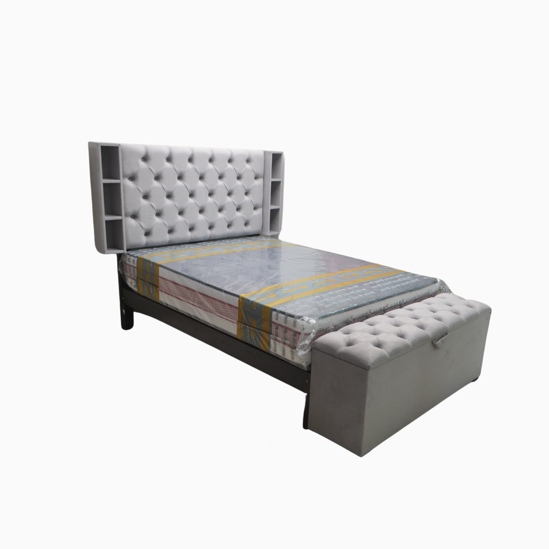 CAMA MARIPOSA/ RECUADRO/CAJITA 2 PLAZAS C/BAUL - Imagen 3