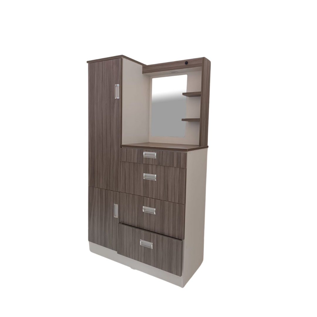 ROPERO MELAMINE 90CM MARCO TOCADOR (BURRITO) - Imagen 2