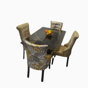 COMEDOR X4 SILLAS ARABE MARIPOSA