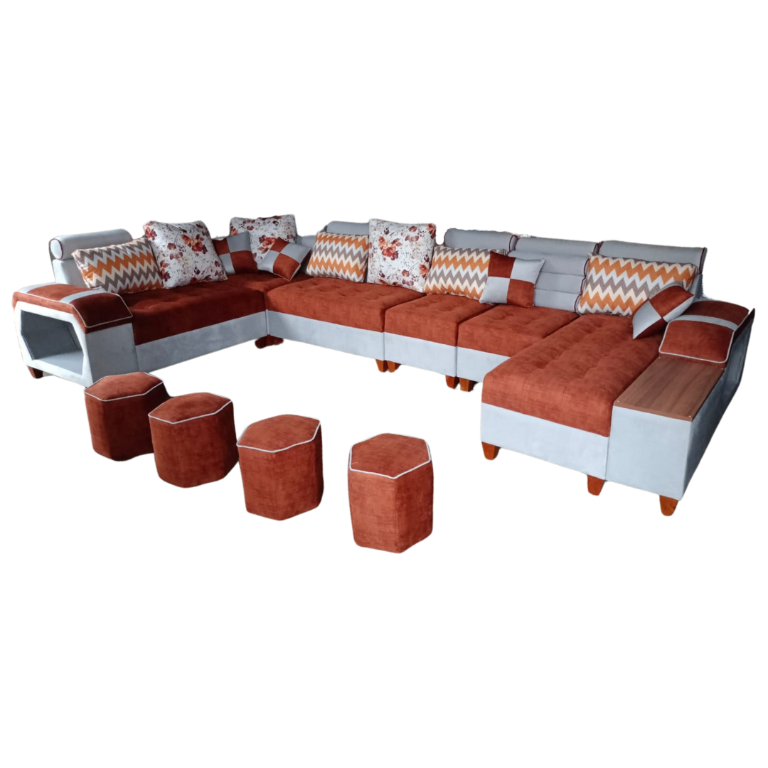 SOFA SECCIONAL EUROPEO + MESA DE CENTRO - Imagen 3