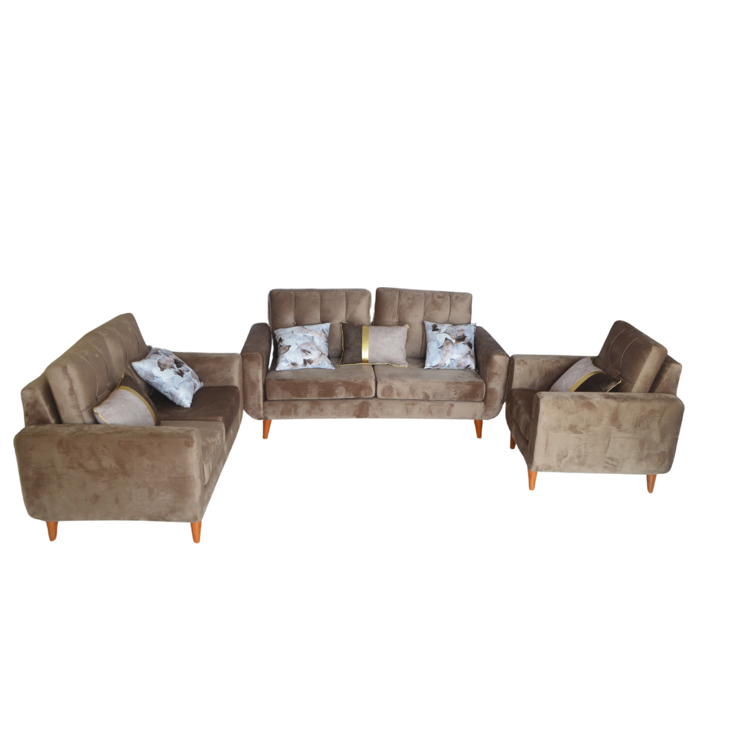 JUEGO DE SALA 3X2X1 MOD.VINTAGE APONELADO - RUMANIA