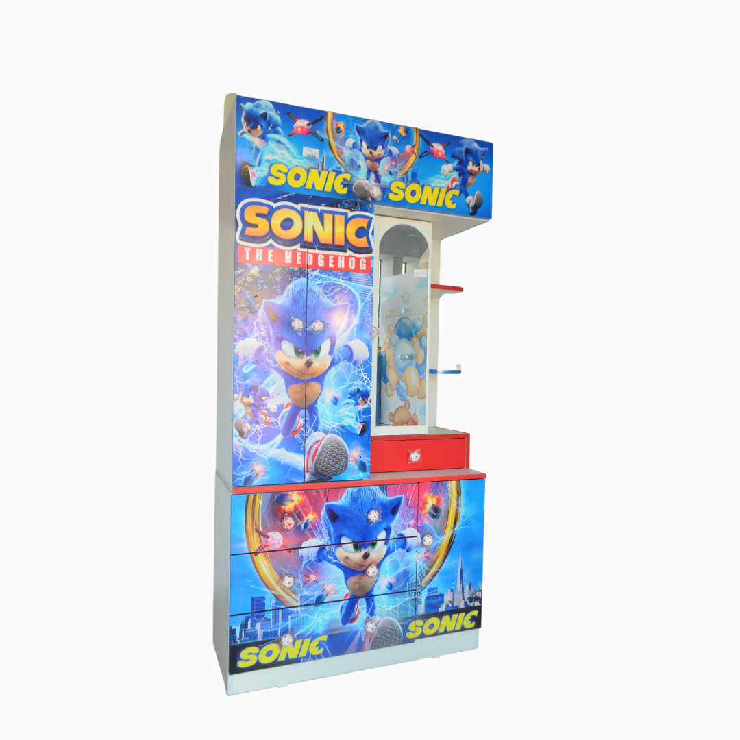 ROPERO MELAMINE CALCOMANIA 90CM PREMIUM (DISEÑOS NIÑOS C/TOCADOR) - Imagen 2