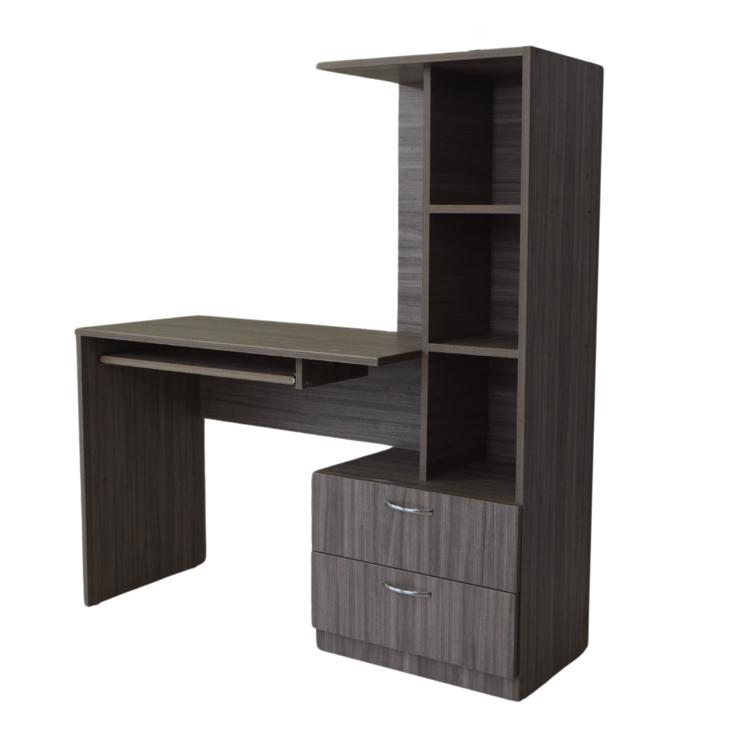 ESCRITORIO MELAMINE 1.2M MOD.L C/LIBRERO Y CAJON - Imagen 2