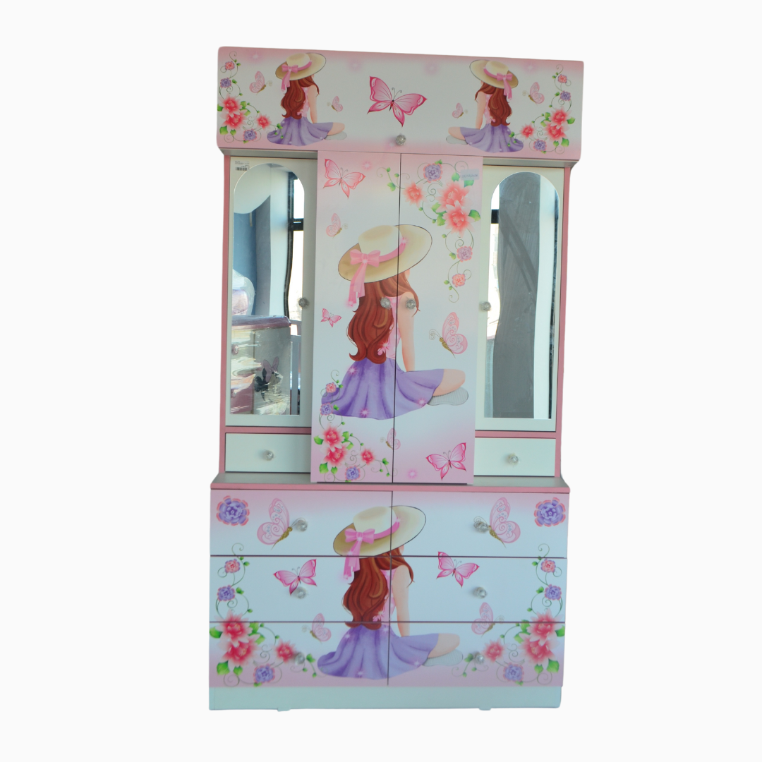 ROPERO MELAMINE CALCOMANIA 1.10M STANDARD (DISEÑOS NIÑOS C/SABANERA O TOCADOR ) - Imagen 2