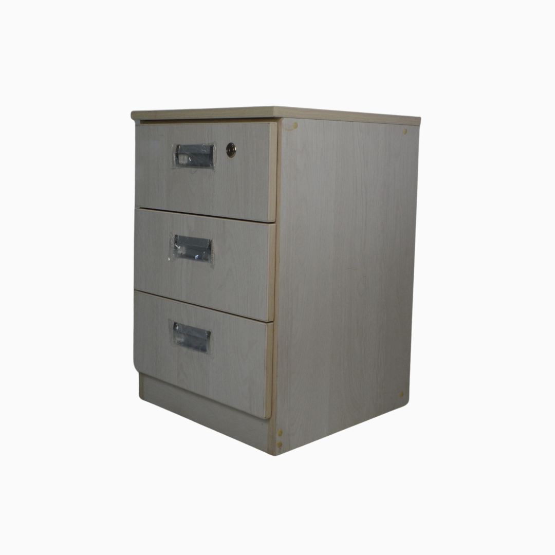 VELADOR MELAMINE 3 CAJONES STANDAR - Imagen 2