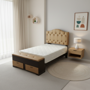 CAMA CAMELLO/REYNA 2 PLAZAS C/BAUL