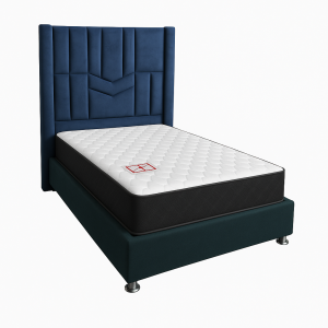 CAMA BOX TARIMA CON CABECERA 1.5 PLAZAS