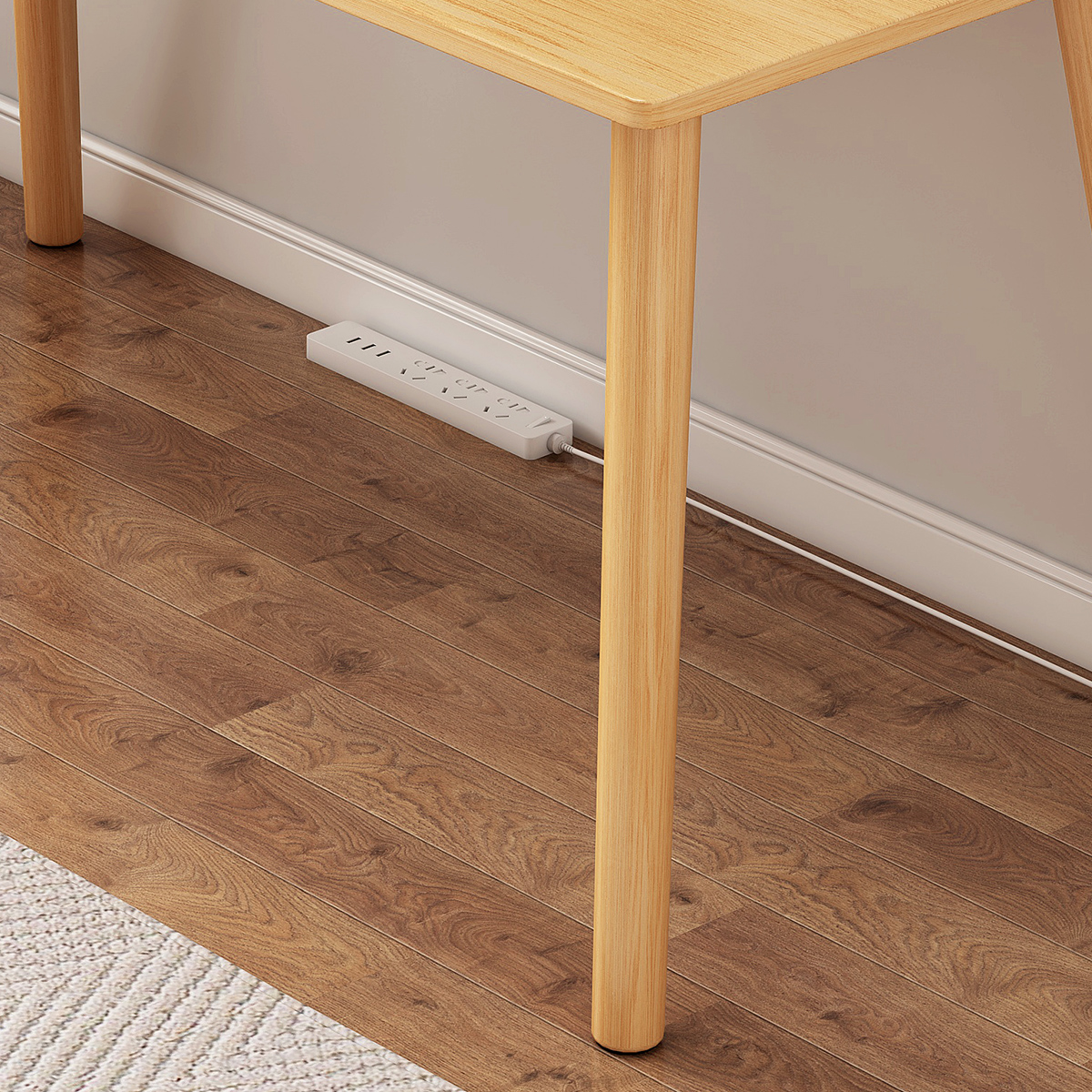 ESCRITORIO / MESA DE ESTUDIO VINTAGE NATURAL 1M - MFTOP - Imagen 5