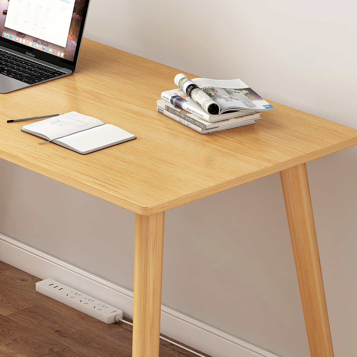 ESCRITORIO / MESA DE ESTUDIO VINTAGE NATURAL 1M - MFTOP - Imagen 4