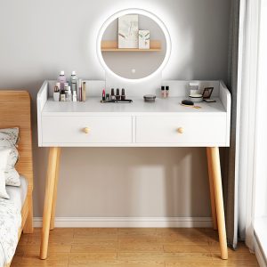 TOCADOR MINI VINTAGE CON ESPEJO LED -MFTOP