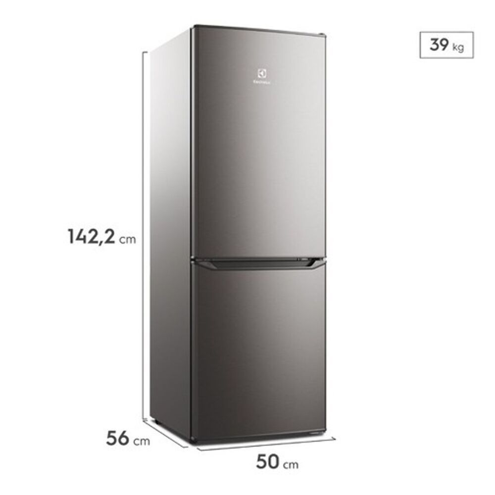 ERB162HS - Refrigeradora Invertida Silver 166L Bottom Freezer Electrolux - Imagen 4