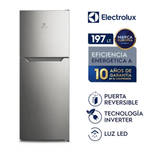 ERT23F2P4AS - Refrigeradora No Frost Top Mount 197Lt Silver Electrolux
