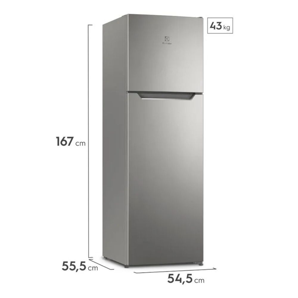 ERT28F2P4AS - Refrigeradora No Frost Top Mount 251Lt Silver Electrolux - Imagen 3