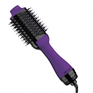 RVDR5222PURLA2 - Cepillo De Cabello, Salon One-Step Secador Y Voluminizador (Negro Y Morado) Revlon