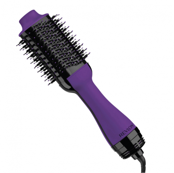 RVDR5222PURLA2 - Cepillo De Cabello, Salon One-Step Secador Y Voluminizador (Negro Y Morado) Revlon