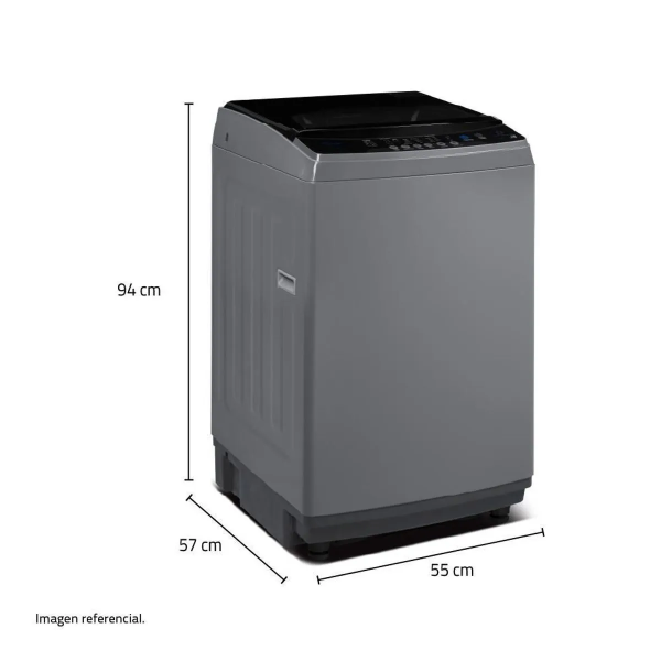 LRI-11DGR - Lavadora Automática Indurama LRI-11DG 11kg Gris Oscuro - Imagen 2