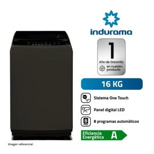 LRI-16DTN - Lavadora Automatica 16Kg Gris Oscuro Indurama