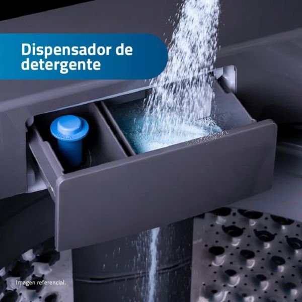 LRI-16DTN - Lavadora Automatica 16Kg Gris Oscuro Indurama - Imagen 5