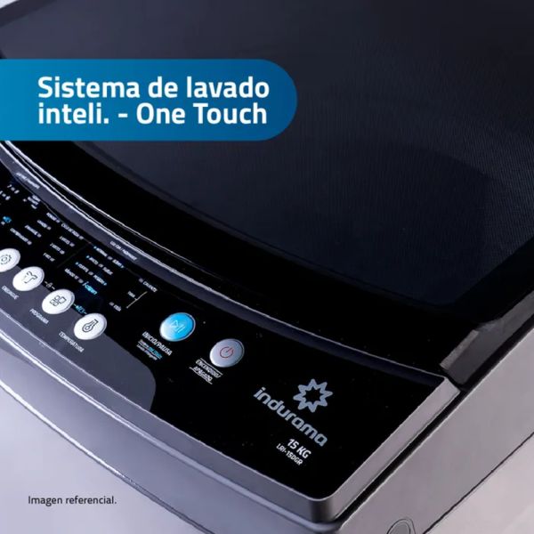 LRI-16DTN - Lavadora Automatica 16Kg Gris Oscuro Indurama - Imagen 4