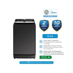 MA512W160/T-PE - Lavadora Automática Carga Superior 16Kg Titanium Midea