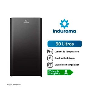 RI-109N - Frigobar Negro Defrost 90Lt Indurama