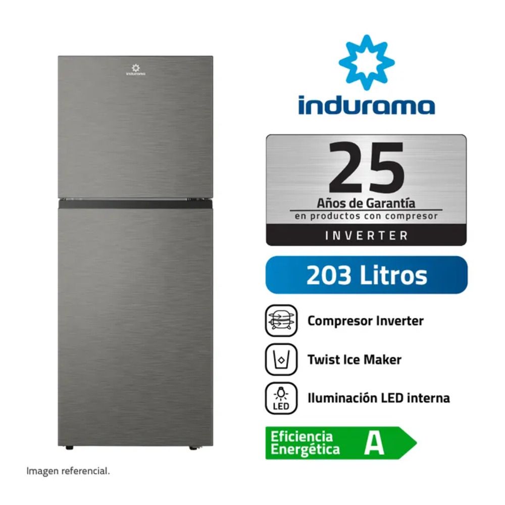 RI-359I - Refrigeradora Croma 203L Indurama