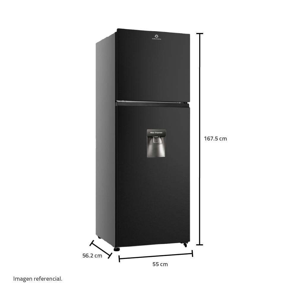 RI-389DNI - Refrigeradora No Frost Negra 246L C/Dispensador Indurama - Imagen 5
