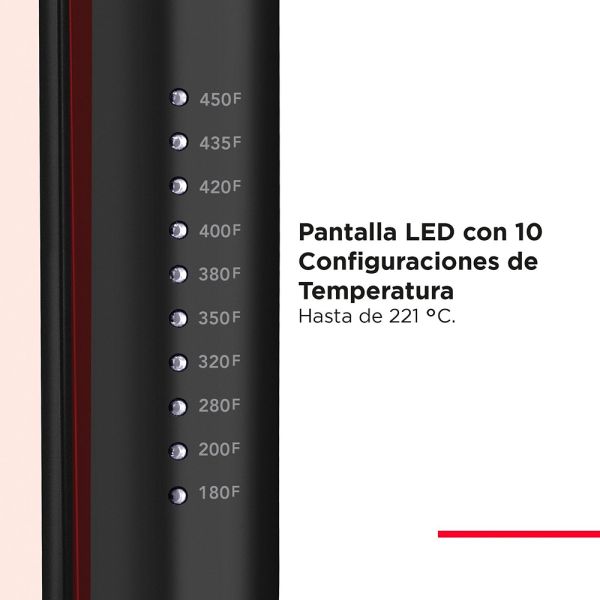 RVST2211N1 - Alisadora De Cabello Smoothstay Con Aceite De Coco Negro Revlon - Imagen 4