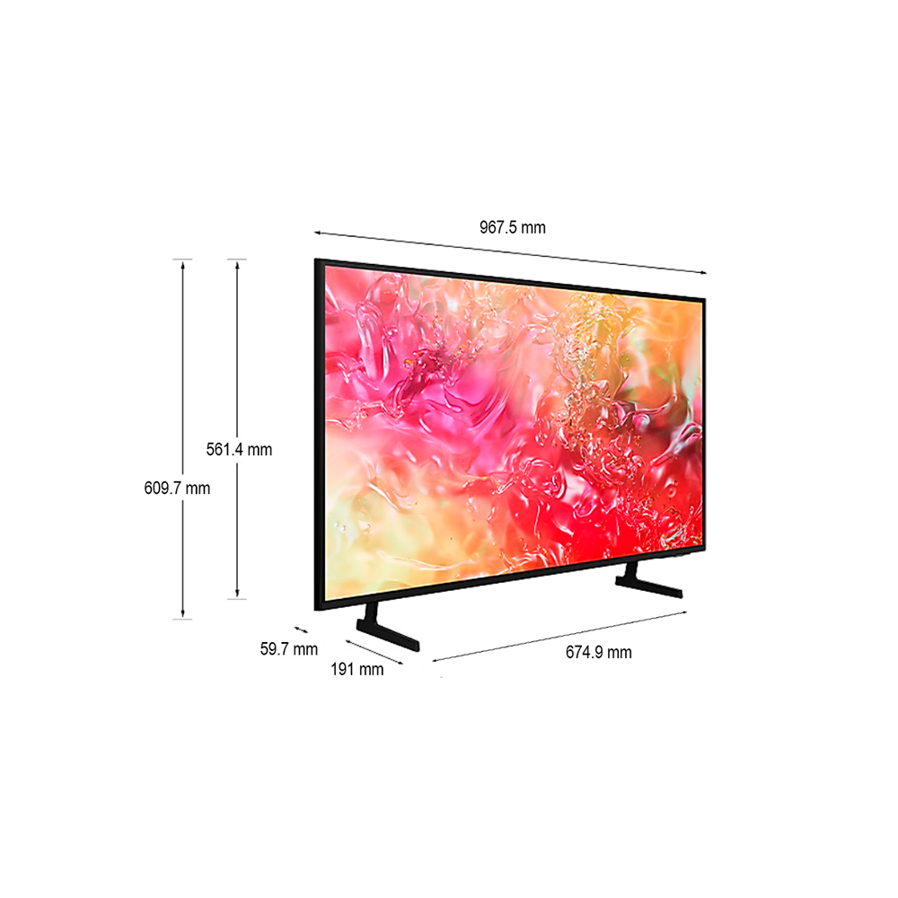 UN43DU7000GXPE - Televisor Led Uhd 4K Smart Crystal Tizen OS 43" Samsung - Imagen 3