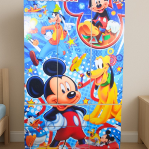 ROPERO MELAMINE CALCOMANIA 90CM STANDARD (DISEÑOS NIÑOS C/SABANERA)