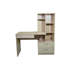 ESCRITORIO MELAMINE 1.2M MOD.L C/LIBRERO Y CAJON