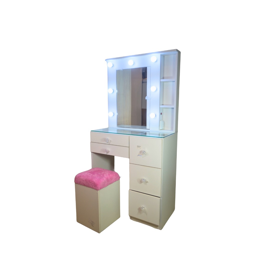 TOCADOR MELAMINE HOLLY 80CM C/FOCOS