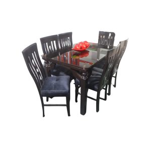 COMEDOR BASTIDOR X 6 SILLAS – MESA TORNEADA