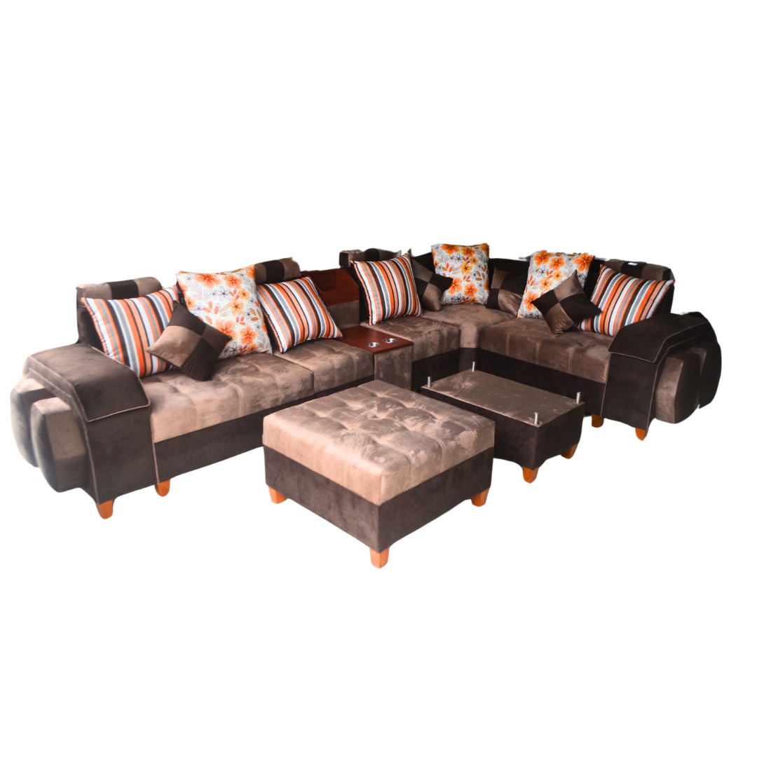 SOFA SECCIONAL EUROPEO + MESA DE CENTRO - Imagen 4