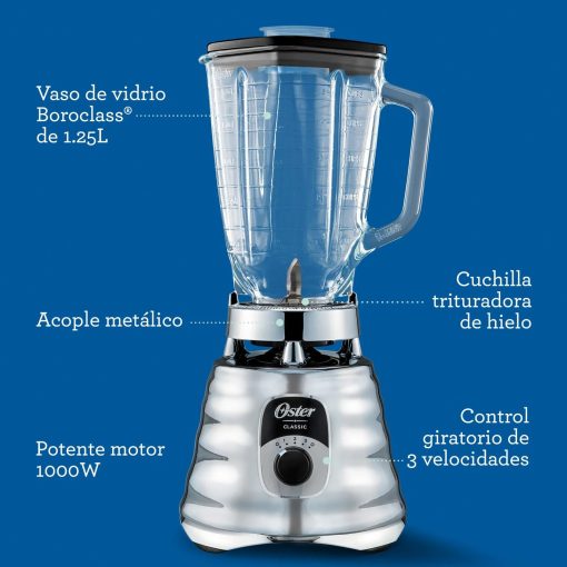 Licuadora Clásica Oster de 3 velocidades BLST4655 053 - Imagen 2