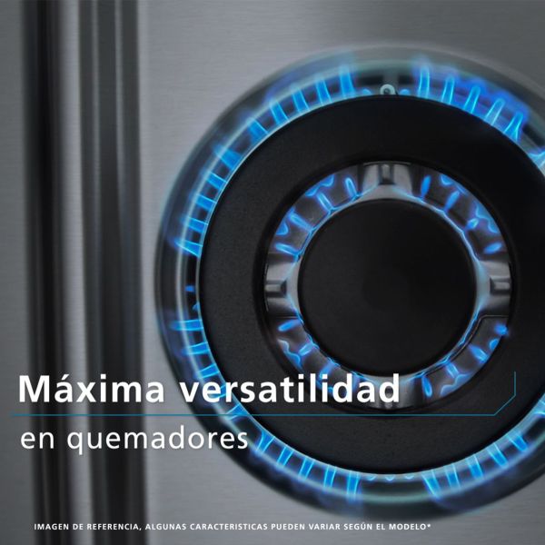 CMP5140FX1 - Cocina de Piso a Gas 52 cm Inox Mabe - Imagen 2