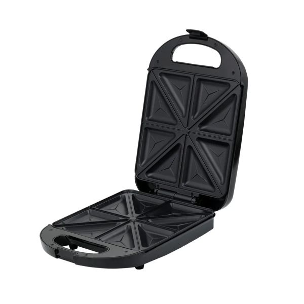 MEGA TOAST - Sandwichera Con Capacidad Para 4 Panes, Antiadherente, Cubierta de Acero Inoxidable Taurus - Imagen 2