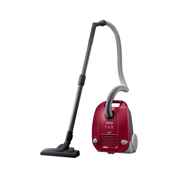 VCC4190V3E/XZS - Aspiradora de Arrastre, 370W de Poder de Succión, Vino Rubí Samsung