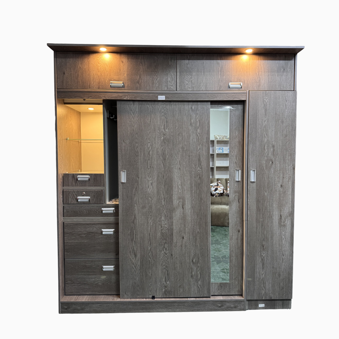 ROPERO MELAMINE 2M CORREDIZA PREMIUM - Imagen 2