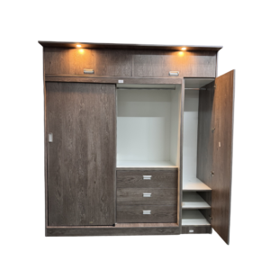 ROPERO MELAMINE 2M CORREDIZA PREMIUM