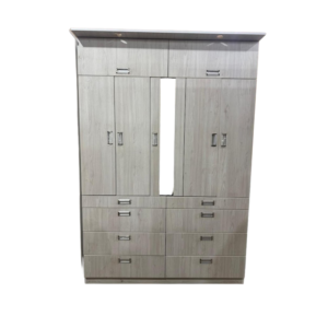 ROPERO MELAMINE 1.40M STANDARD (5 PUERTAS)