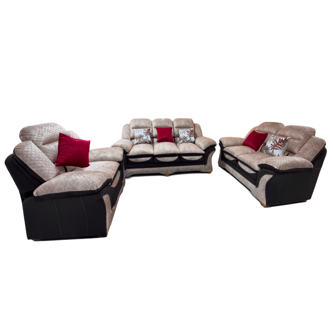 JUEGO DE SALA RECLINABLE 3X2X1 SONRISA PREMIUM