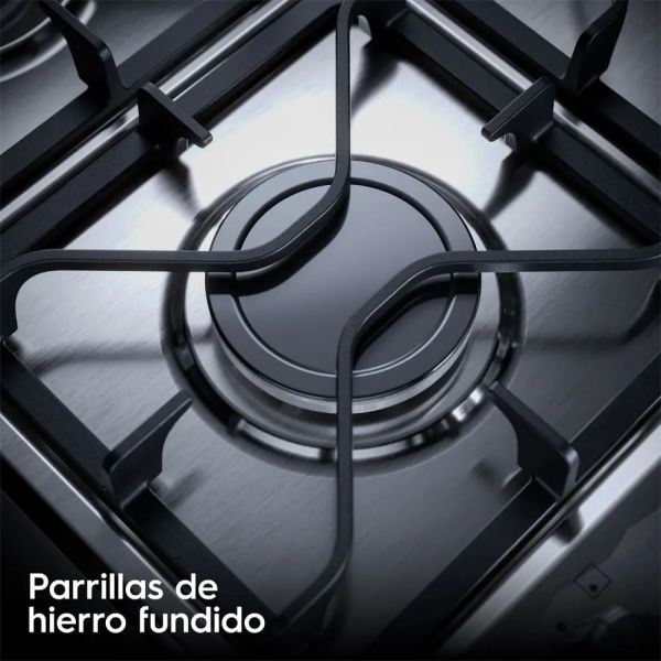 LUANA - Cocina De Pie 1 Horno 4 Hornillas Silver 24" Inresa - Imagen 5