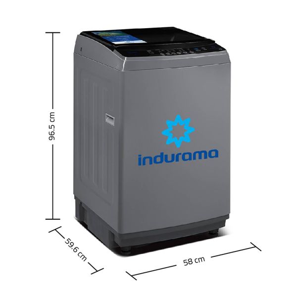 LRI-19CRI - Lavadora Automática Cromado 19Kg Indurama - Imagen 4