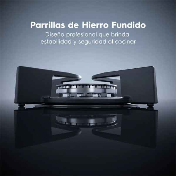 LUANA - Cocina De Pie 1 Horno 4 Hornillas Silver 24" Inresa - Imagen 8