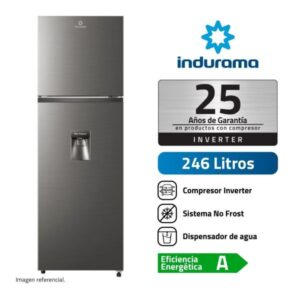 RI-389DI - Refrigeradora Silver 246L C/Dispensador Indurama