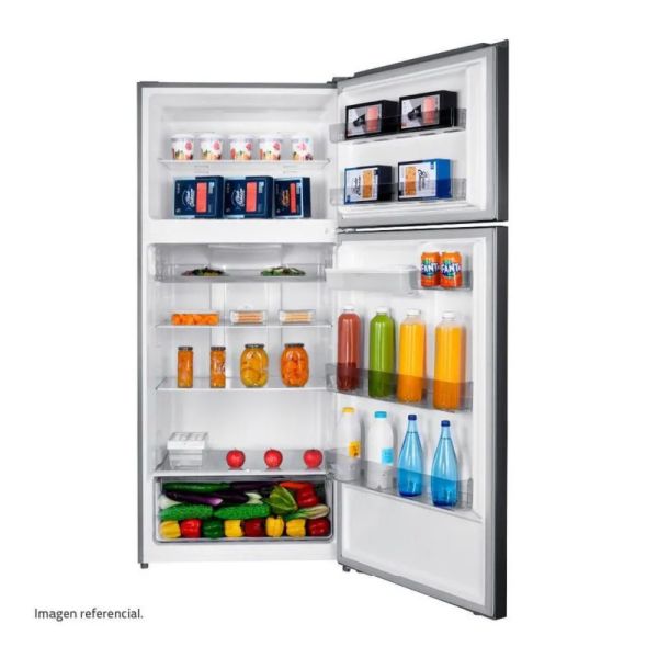RI-578DN - Refrigeradora Top Mount, Con Dispensador, Negra 525L Indurama - Imagen 2